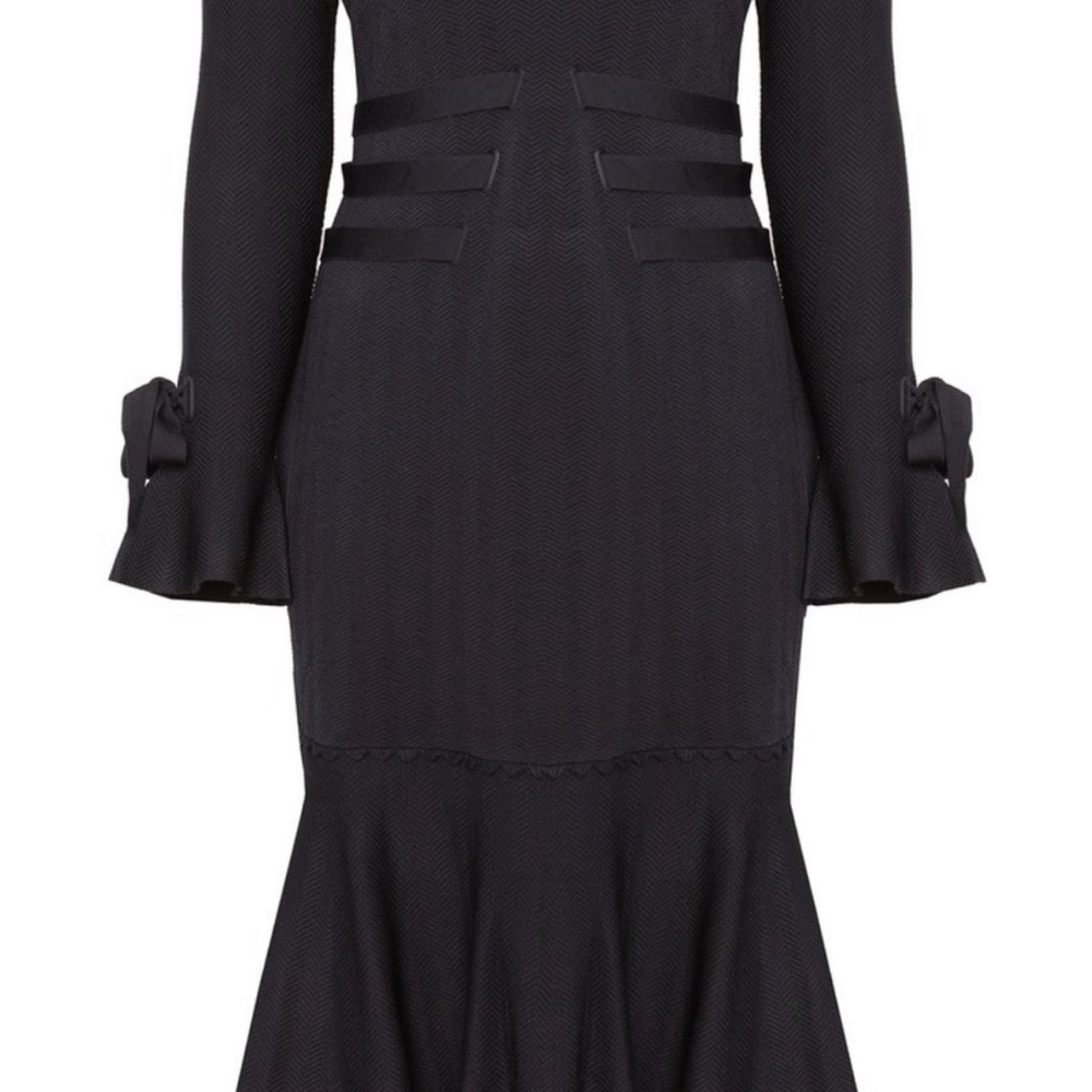 Jonathan Simkhai Black Long Sleeve Dress
